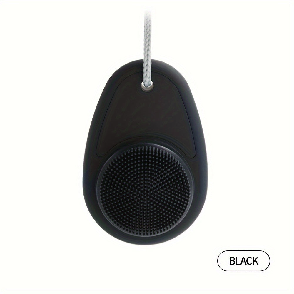 [2-in-1 Silicone Brush] 2-in-1 Dual-Sided Silicone Facial Cleansing Brush | Gentle Deep Pore Cleansing & Skincare Tool, Exfoliating Bristles, Soft Massage Tips, Travel-Friendly, Unscented, Ergonomic Design, Makeup Removal Too