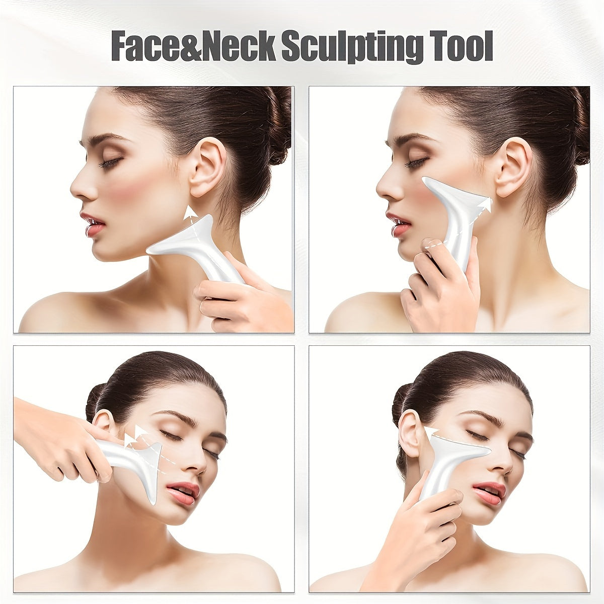 Rechargeable Facial & Neck Massager - USB Charging, Fragrance-Free Beauty Spa Device for Women and Girls - Perfect Gift for Birthdays & Valentine's Day