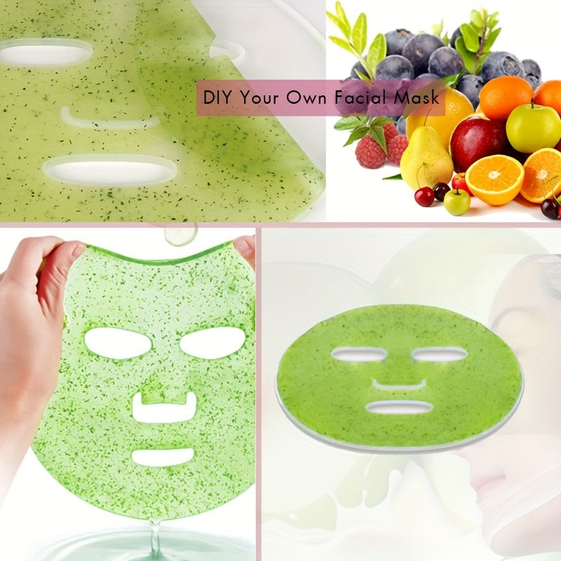 DIY Fruit and Vegetable Facial Mask Maker Machine, Hypoallergenic Home Spa Face Mask Beauty Tool, Battery Powered (Batteries Not Included), Anti-Wrinkle and Skin Rejuvenation Therapy