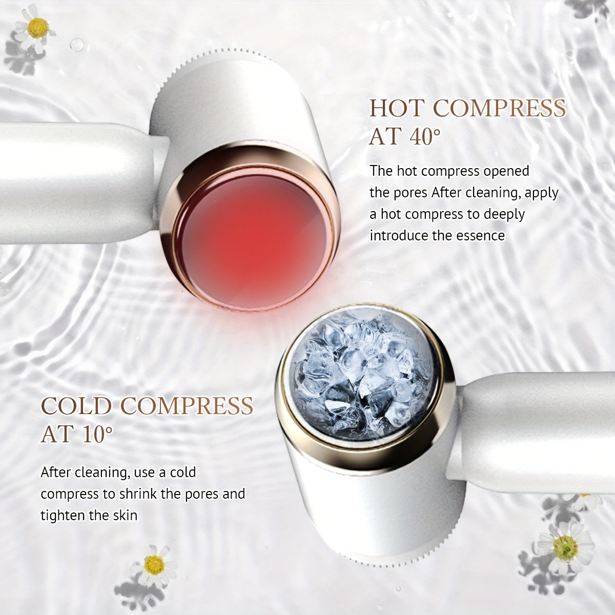 Beauty Electric LED Facial Cleansing Brush Set 6 In 1 (Cleansing/ Massage/ Exfoliation/ Importer) Must-have Daily Routine Wireless Charger Digital Display Facial Cleansing Brush, Mothers' Day Gift