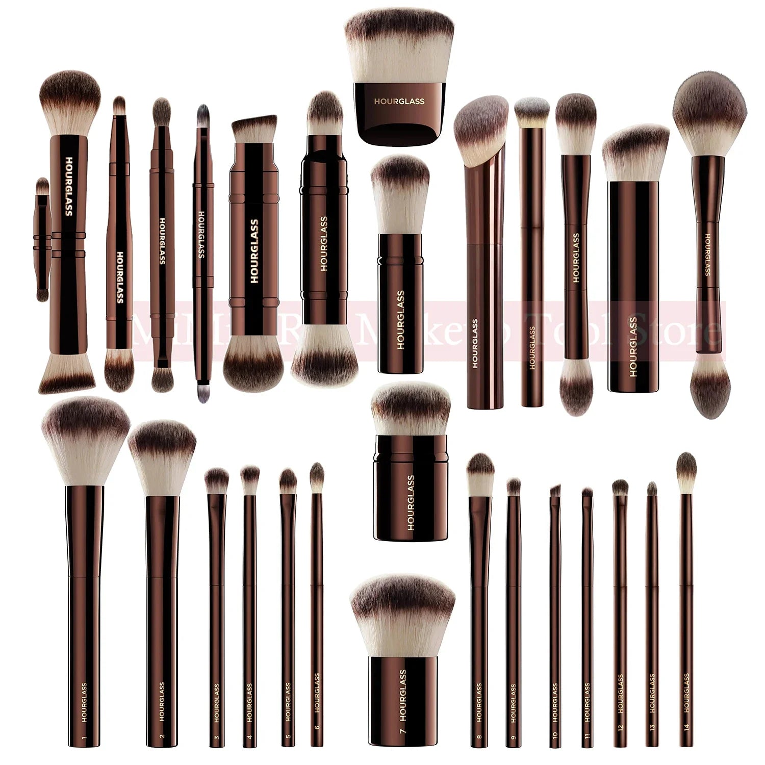 Makeup Brushes Powder Foundation Blush Concealer Brush Eyeshadow Liner Smudge Brush Makeup Tool Single