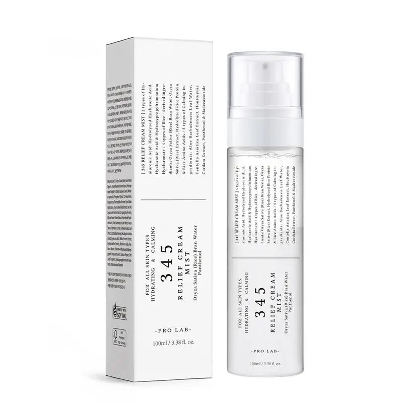 345 Sooth Cream Toner Camellia Leaf Centella Asiatica Extract Refresh Non-sticky Hydrate Dry Dehydrated Smooth Soft Complexion