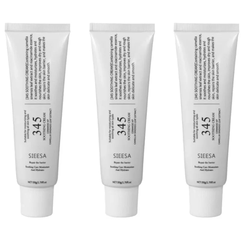 345 Sooth Cream Toner Camellia Leaf Centella Asiatica Extract Refresh Non-sticky Hydrate Dry Dehydrated Smooth Soft Complexion