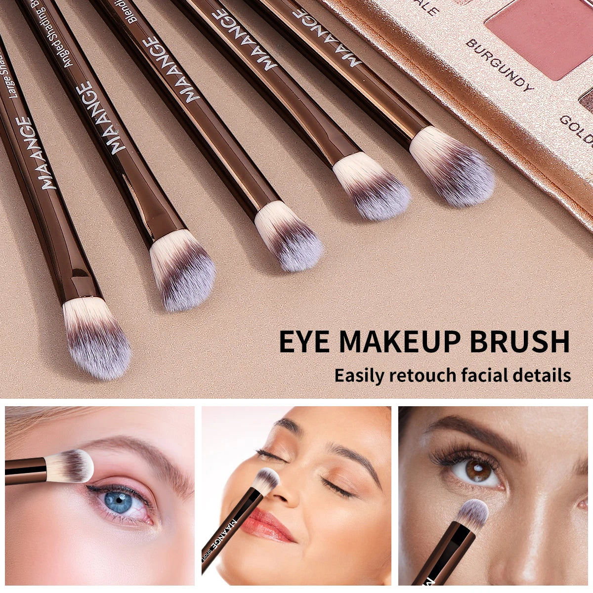 13pcs Makeup Brush Set Foundation Concealer Powder Eyeshadow Blush Brush Kabuki Blending Cosmetic Makeup Beauty Tool for Face