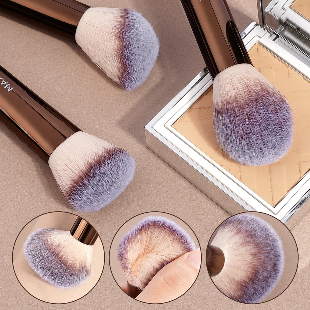 13pcs Makeup Brush Set Foundation Concealer Powder Eyeshadow Blush Brush Kabuki Blending Cosmetic Makeup Beauty Tool for Face
