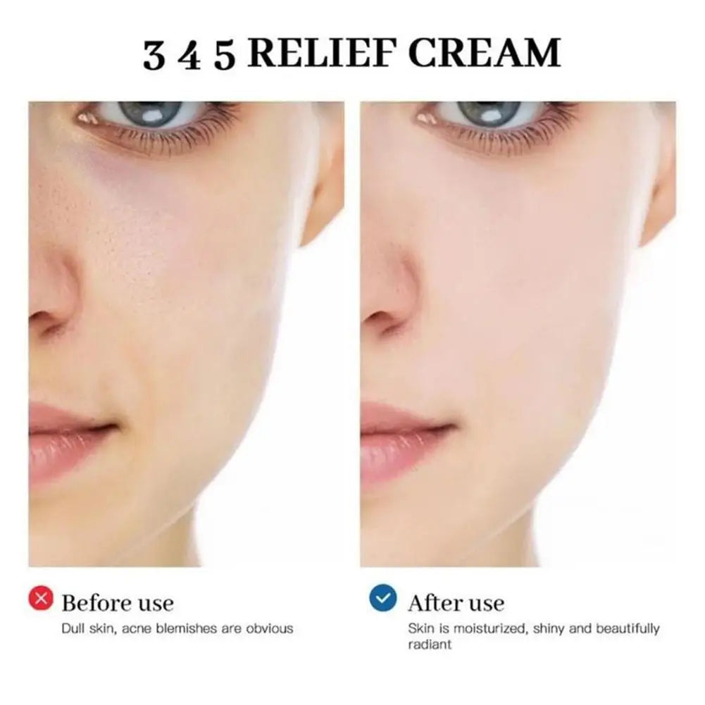 345 Face Cream Moisturizing Water Toner Refreshing Hydrating Skin Barrier Cream Skin Tone Repair Cream Skin Care Makeup